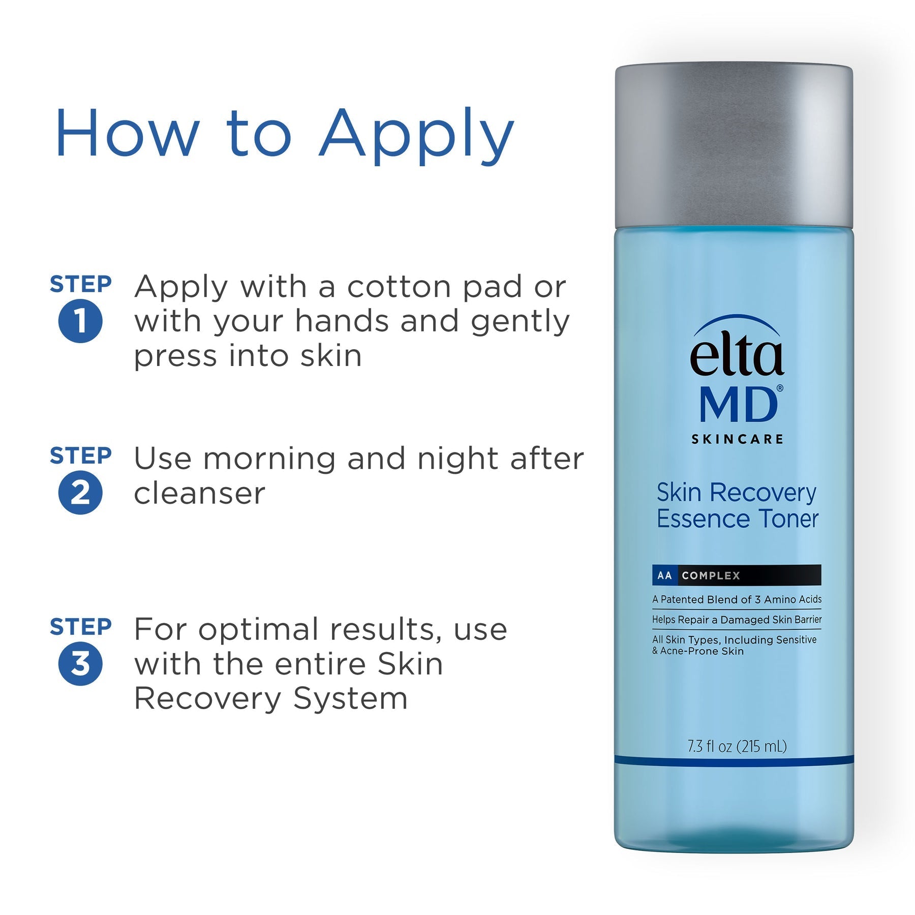 EltaMD Skin Recovery Essence Toner | pH-Balancing Hydrating Toner with AA Complex