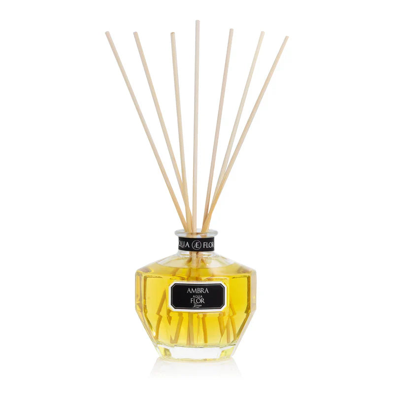 Aquaflor Firenze Ambra Home Fragrance Diffuser – Warm Amber Luxury Reed Diffuser – Le Petit Spa