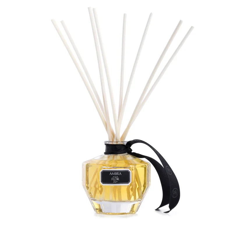 Aquaflor Firenze Ambra Home Fragrance Diffuser – Warm Amber Luxury Reed Diffuser – Le Petit Spa