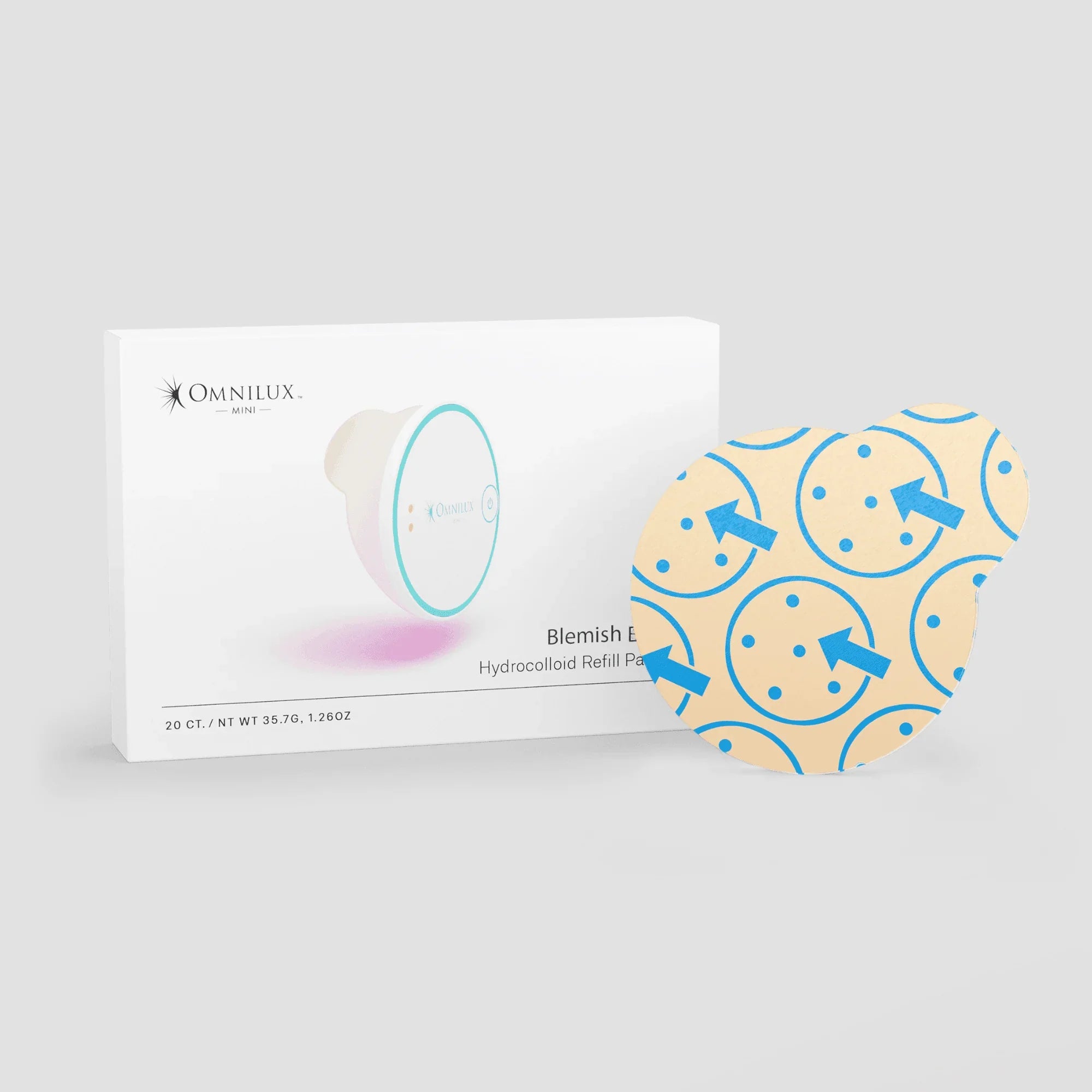 Omnilux Blemish Eraser Hydrocolloid Refill Patches (20 Pack) – Le Petit Spa