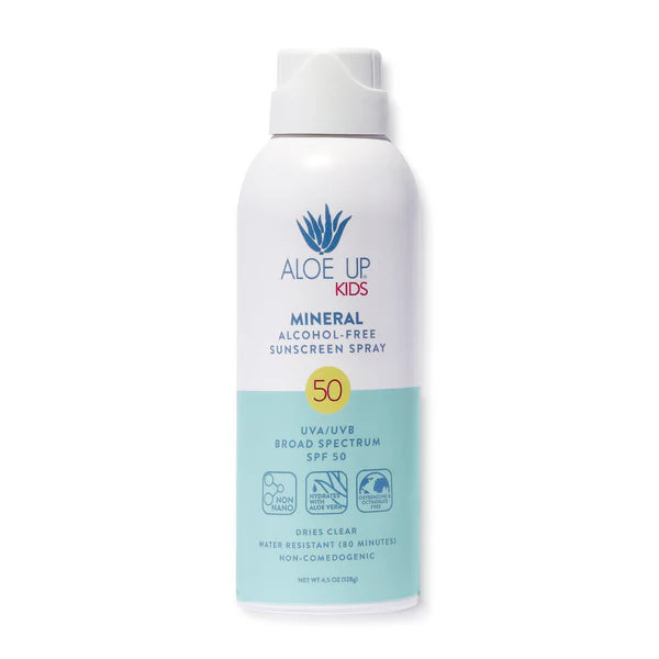 Aloe Up Mineral Kids SPF 50 Continuous Spray Sunscreen