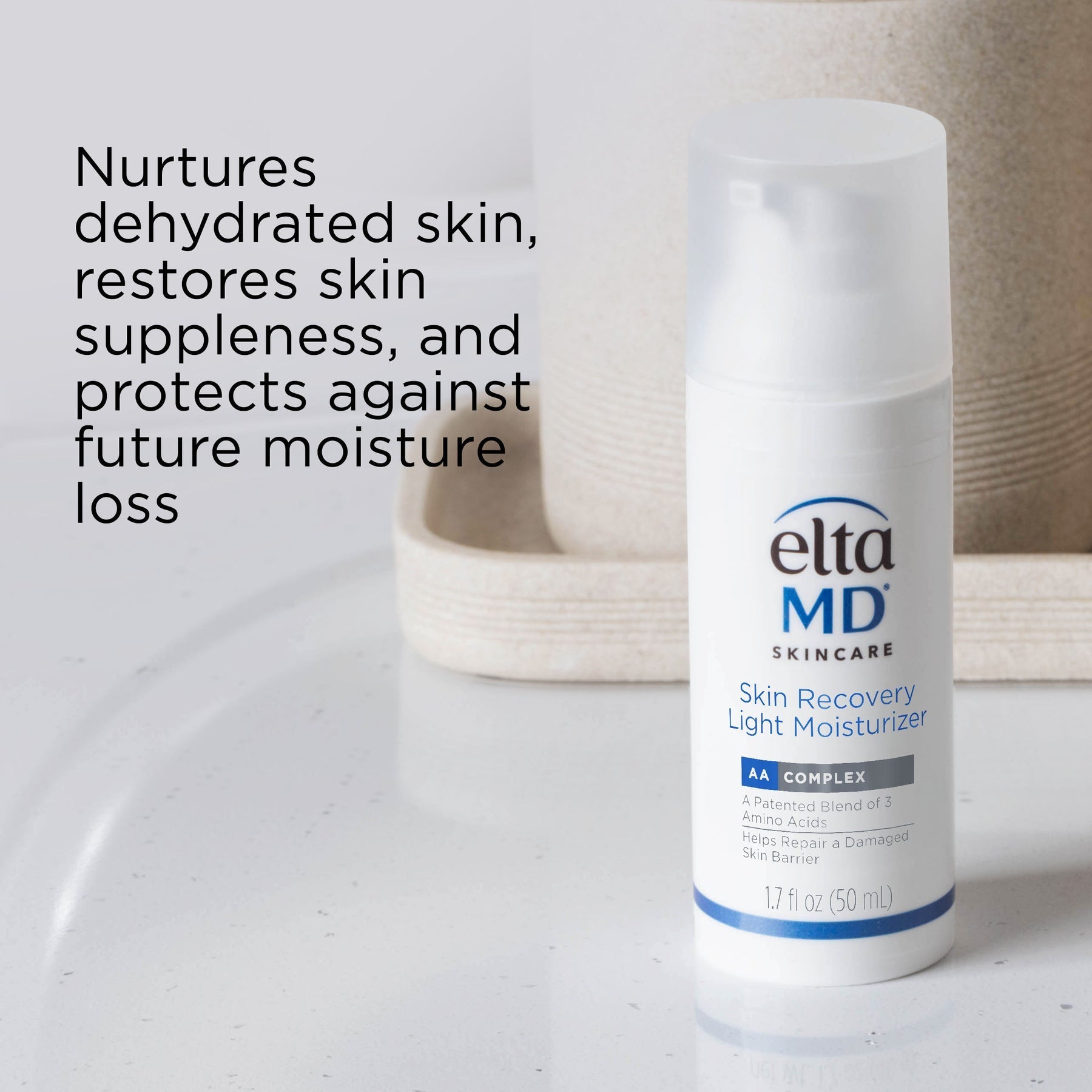 EltaMD Skin Recovery Light Moisturizer – AA Complex Barrier Repair Moisturizer – Le Petit Spa