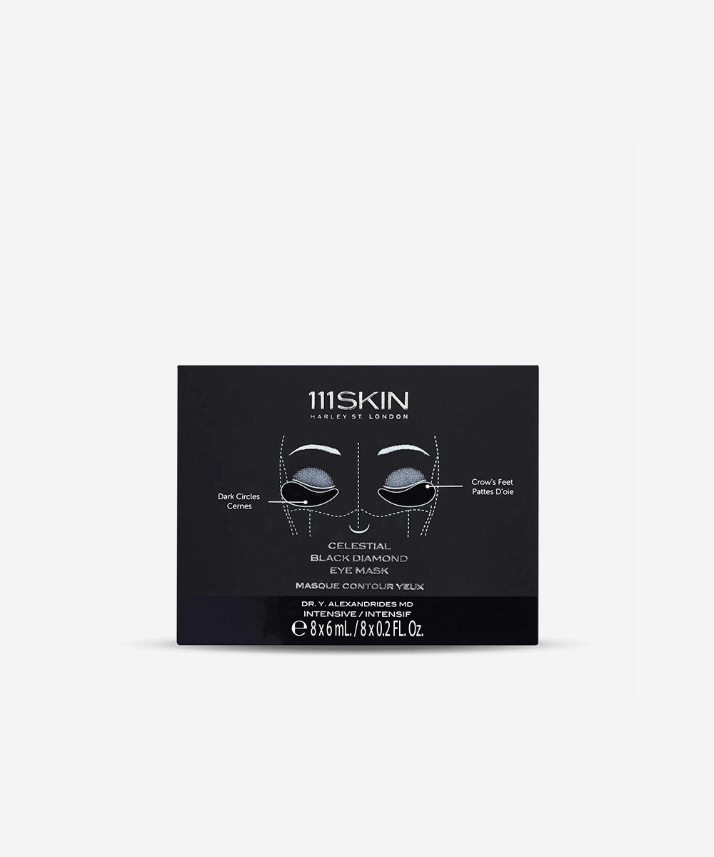 111SKIN Celestial Black Diamond Eye Mask – Brightening Hydrogel Eye Patches (Box of 8) – Le Petit Spa