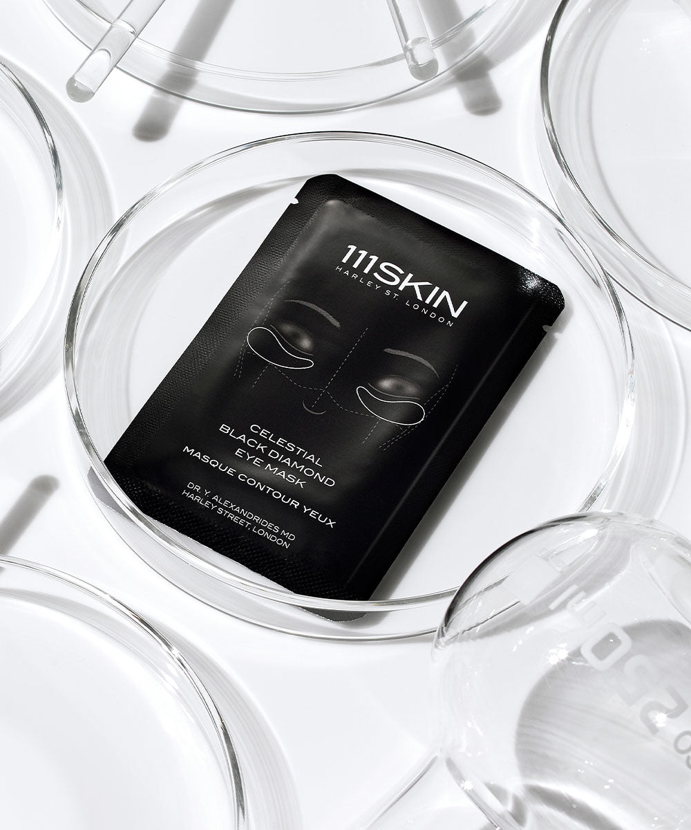 111SKIN Celestial Black Diamond Eye Mask – Brightening Hydrogel Eye Patches (Box of 8) – Le Petit Spa