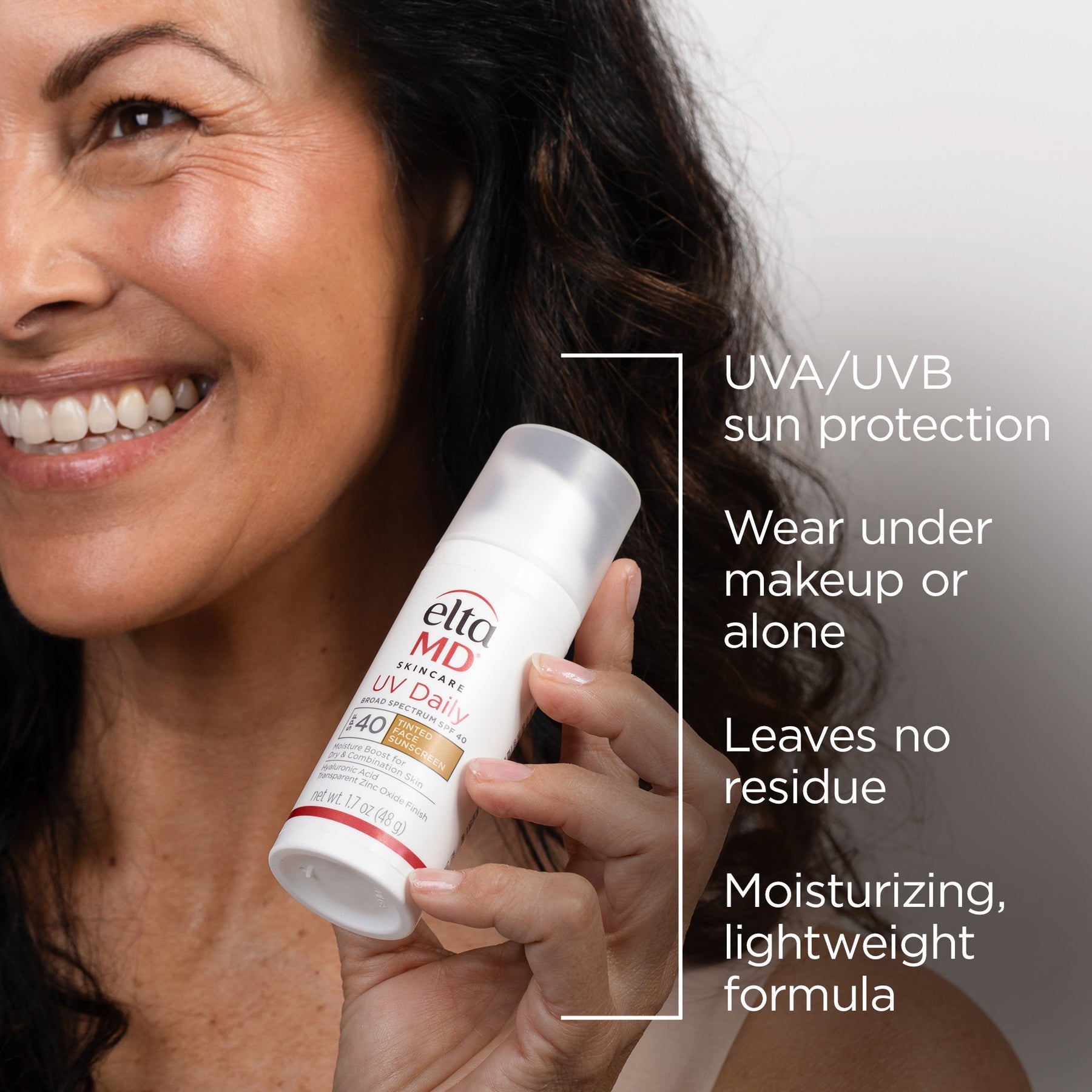EltaMD UV Daily Tinted Broad-Spectrum SPF 40 – Hyaluronic Acid Tinted Face Sunscreen – Le Petit Spa