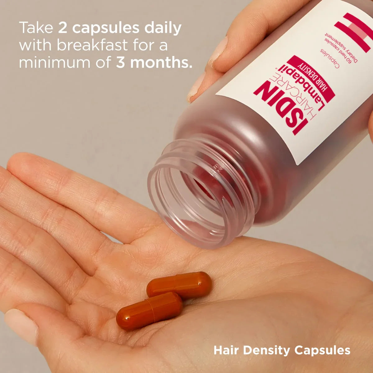 ISDIN Lambdapil Hair Density Capsules – Oral Hair Supplement (60 Capsules) – Le Petit Spa