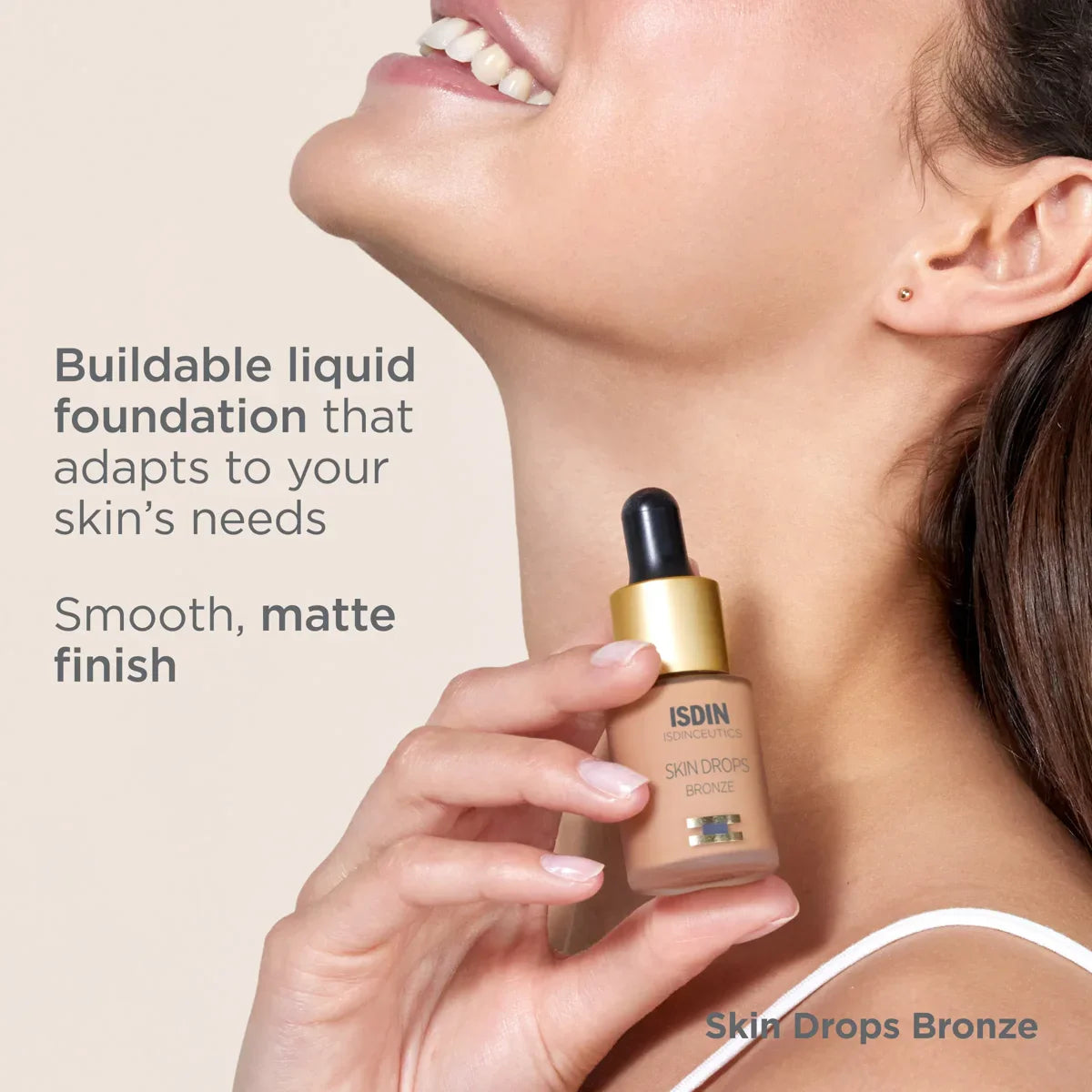 ISDIN Skin Drops Bronze – Tinted Moisturizer Drops for Medium to Deeper Skin Tones (15 ml) – Le Petit Spa