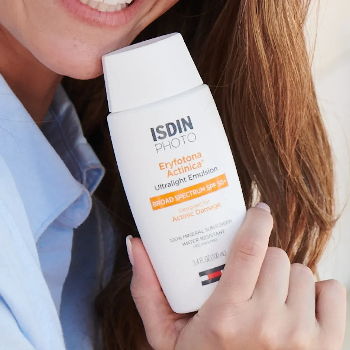 ISDIN Eryfotona Actinica Mineral SPF 50+ Sunscreen – Daily Photoprotection (3.4 fl oz) – Le Petit Spa