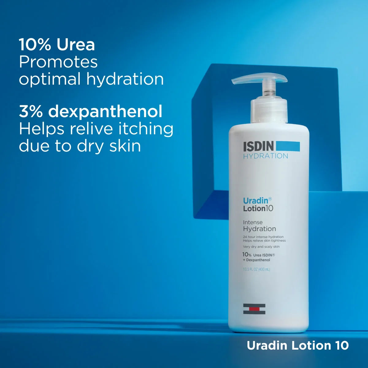 ISDIN Uradin Lotion 10 – Urea-Based Hydrating Body Lotion for Rough and Dry Skin (400 ml) – Le Petit Spa