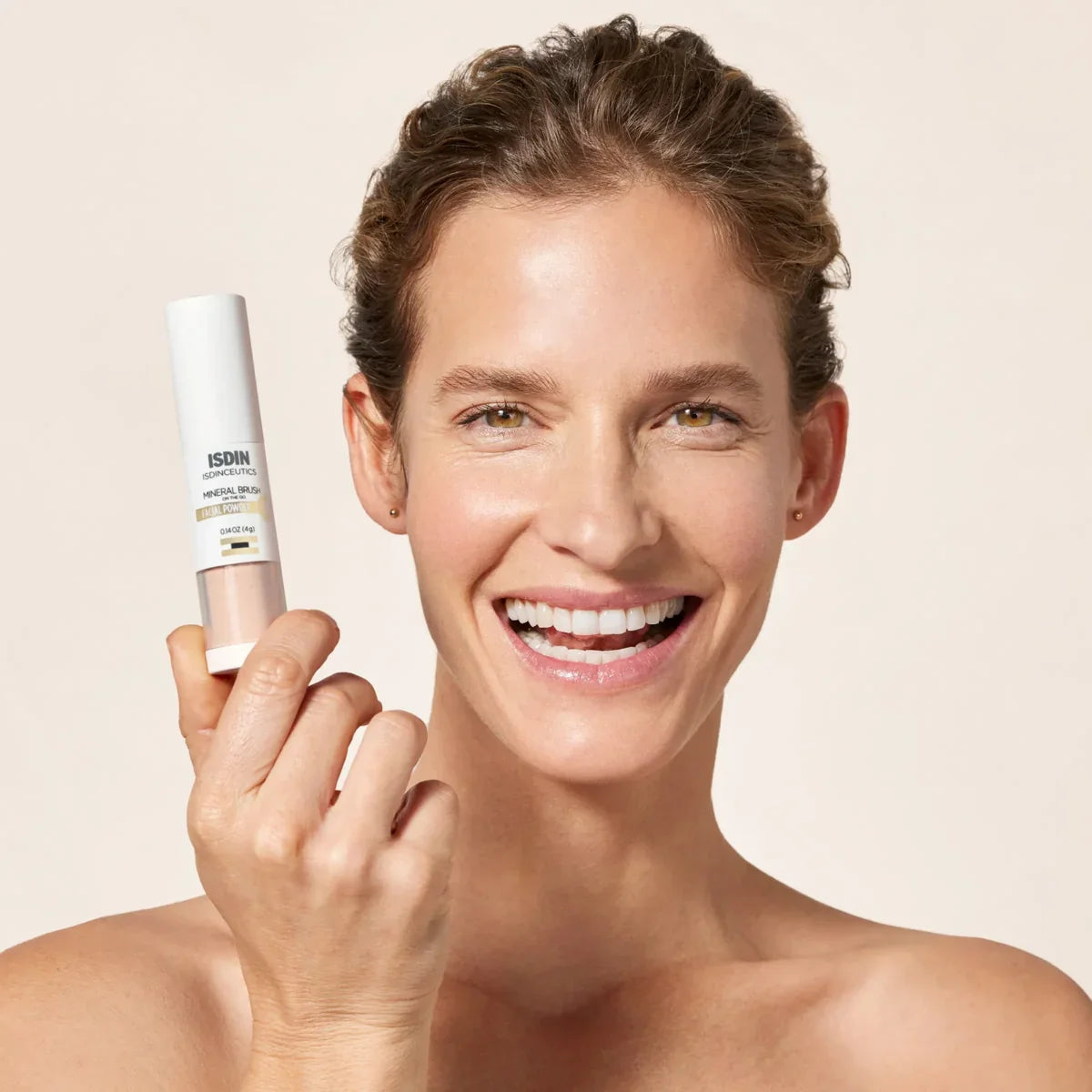 ISDIN Mineral Brush – Powder Mineral SPF 50+ Brush-On Sunscreen – Le Petit Spa