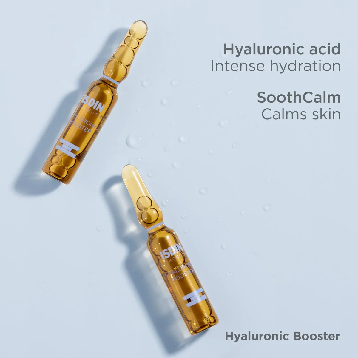 ISDIN Hyaluronic Booster – Single-Dose Hyaluronic Acid Ampoules (10 Pack) – Le Petit Spa