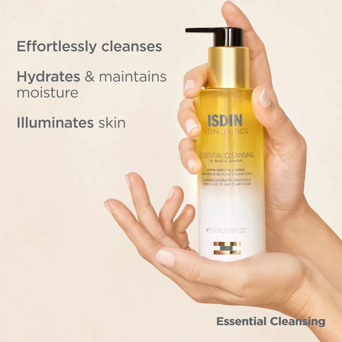 ISDIN Essential Cleansing – Gentle Daily Face Cleanser (200 ml) – Le Petit Spa