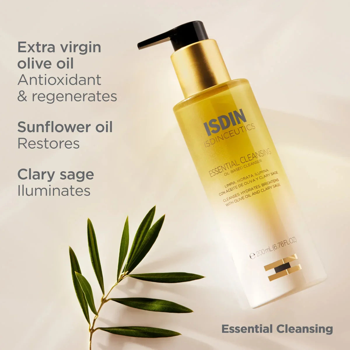 ISDIN Essential Cleansing – Gentle Daily Face Cleanser (200 ml) – Le Petit Spa