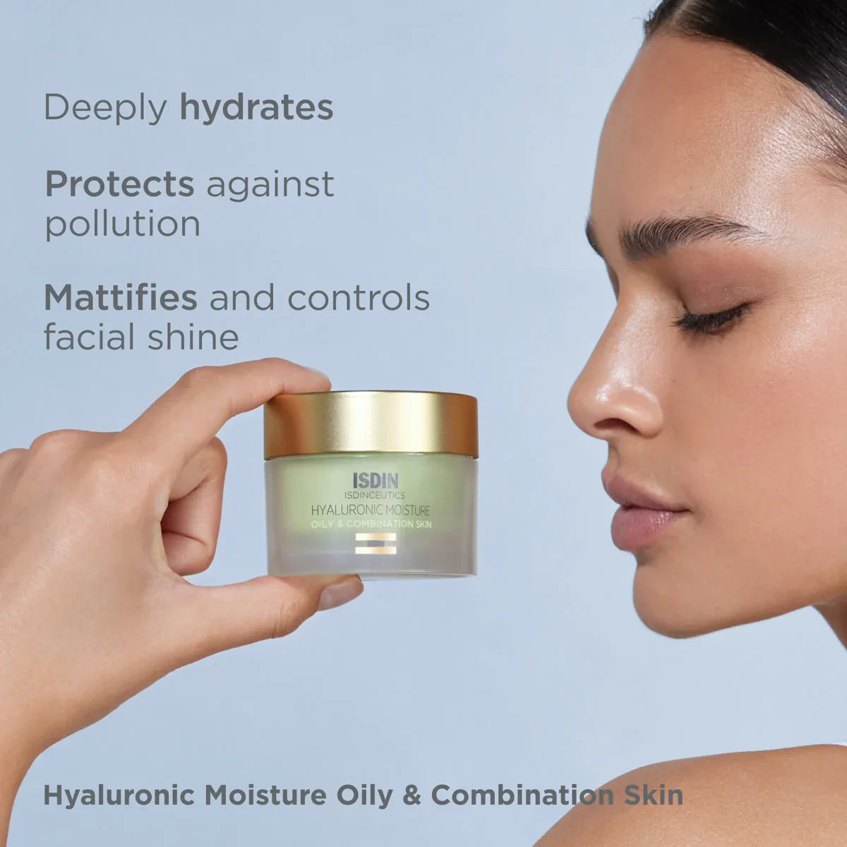ISDIN Hyaluronic Moisture Oily & Combination Skin – Lightweight Hydrating Moisturizer (50 ml) – Le Petit Spa