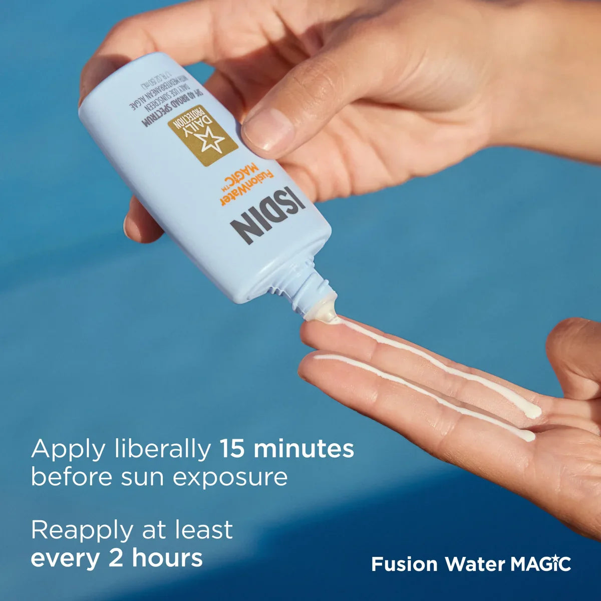 ISDIN Fusion Water MAGIC – Lightweight Mineral SPF 50 Sunscreen (50 ml) – Le Petit Spa