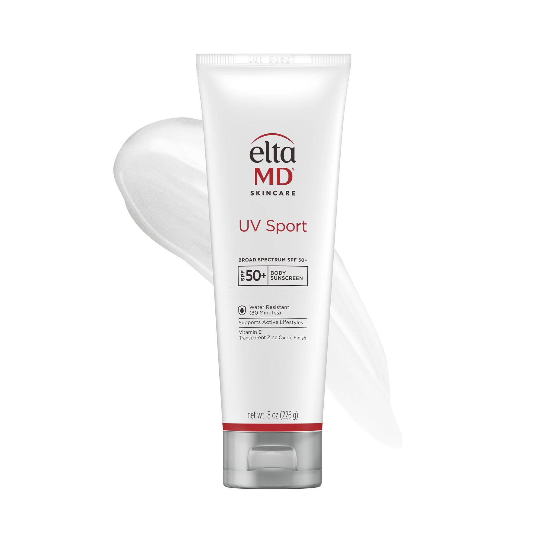EltaMD UV Sport Broad-Spectrum SPF 50+ – Water-Resistant Athletic Sunscreen – Le Petit Spa