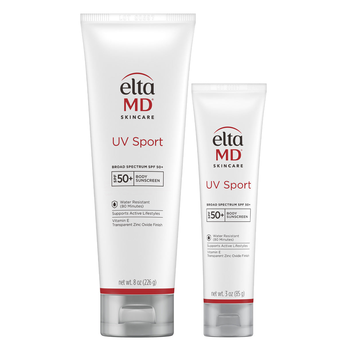 EltaMD UV Sport Broad-Spectrum SPF 50+ – Water-Resistant Athletic Sunscreen – Le Petit Spa