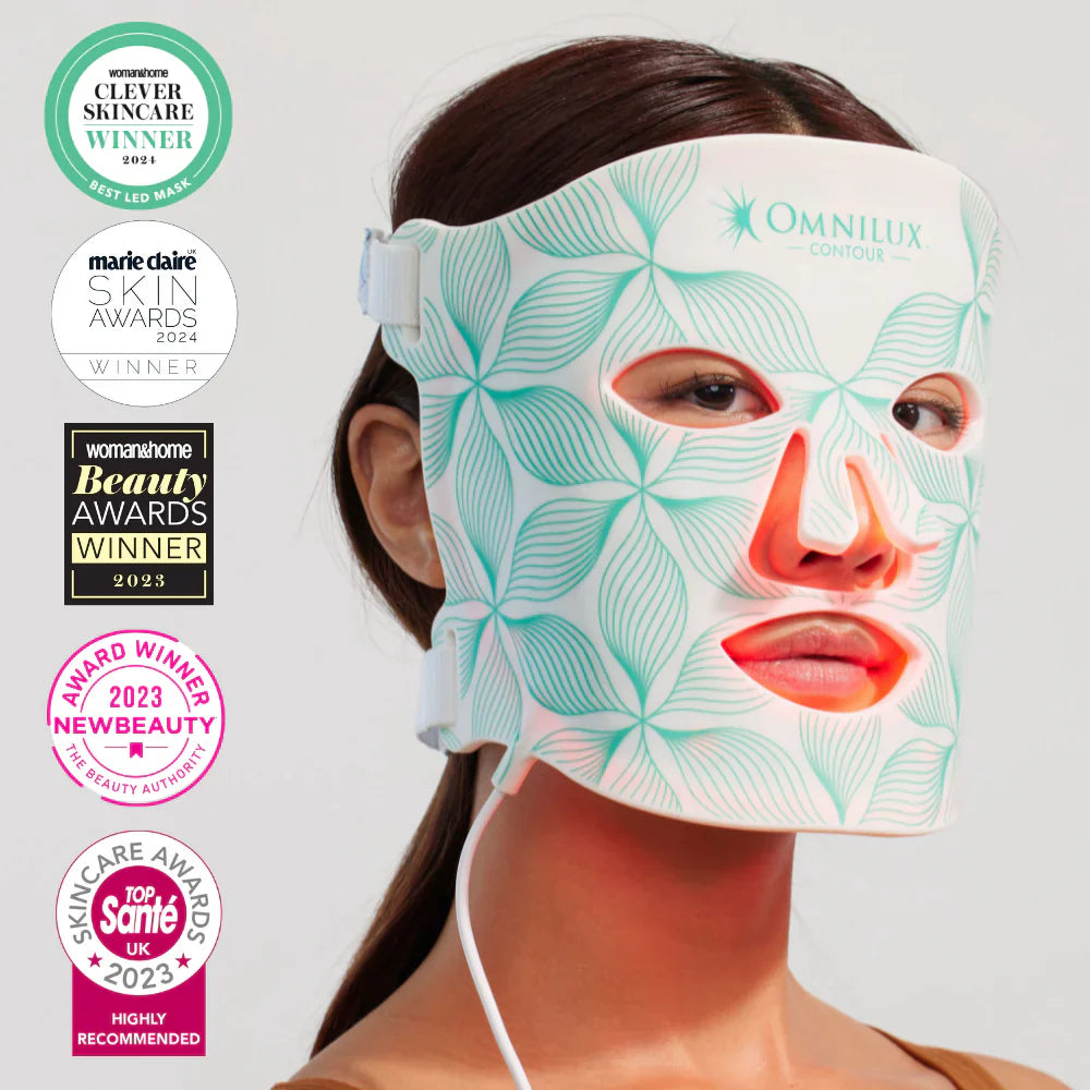 Omnilux Contour Face – FDA-Cleared LED Light Therapy Face Mask for Anti-Aging – Le Petit Spa