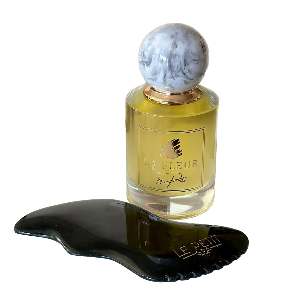 La Fleur Alchemist Oil & Gua Sha Stone Bundle (30 ml Oil + Gua Sha Tool)