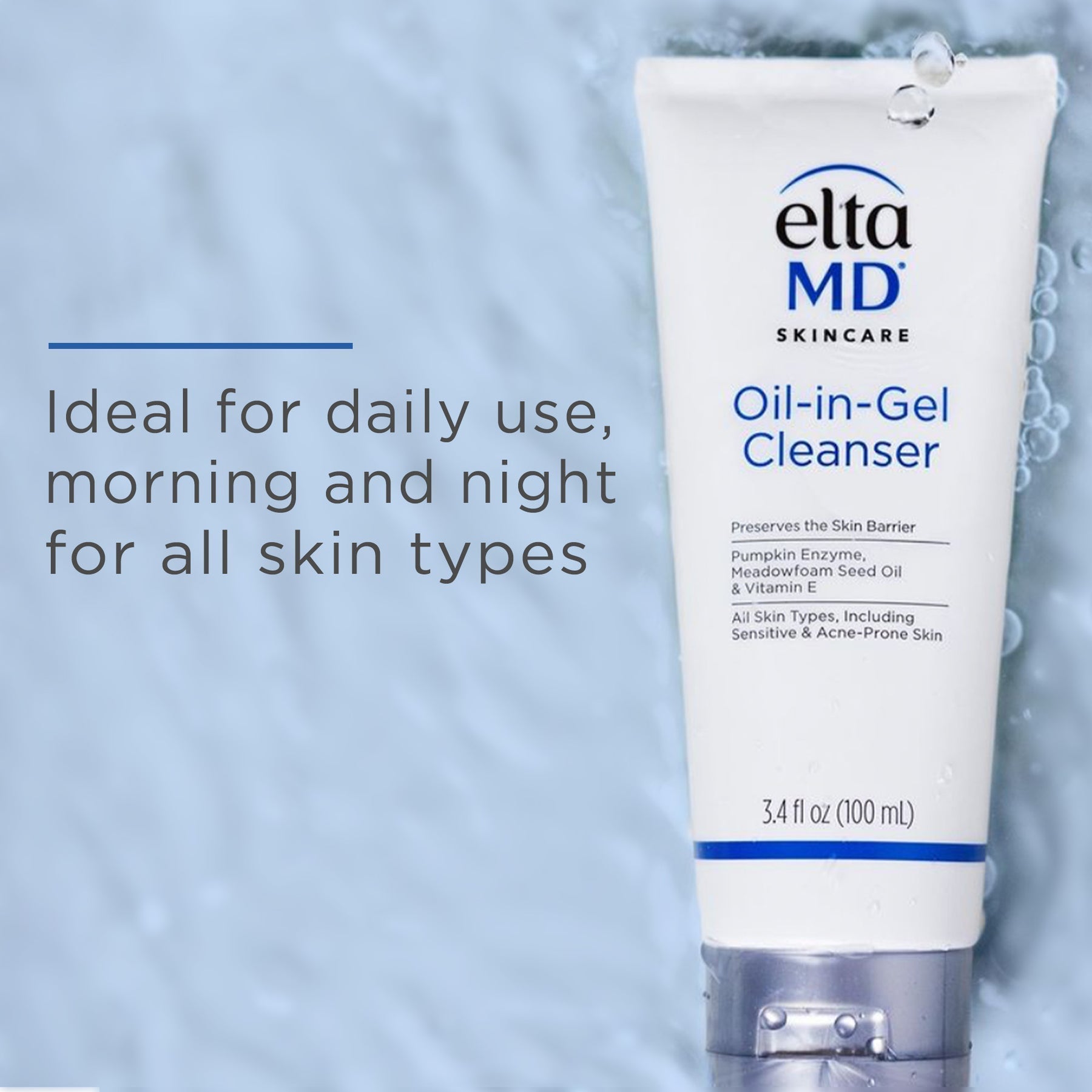 EltaMD Oil-In-Gel Cleanser – Transforming Makeup Remover & Daily Cleanser – Le Petit Spa