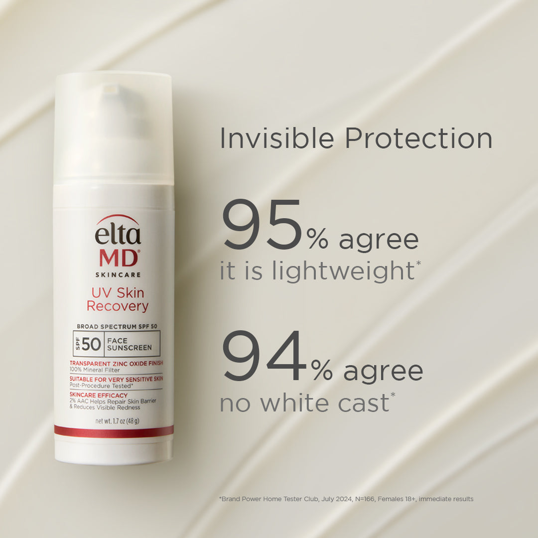 EltaMD UV Skin Recovery Broad Spectrum SPF 50 | Barrier Repair Mineral Sunscreen