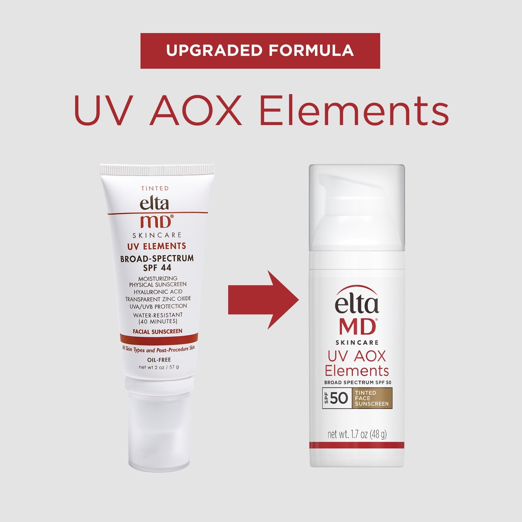 EltaMD UV AOX Elements Broad-Spectrum SPF 50 – Tinted Antioxidant Mineral Sunscreen – Le Petit Spa