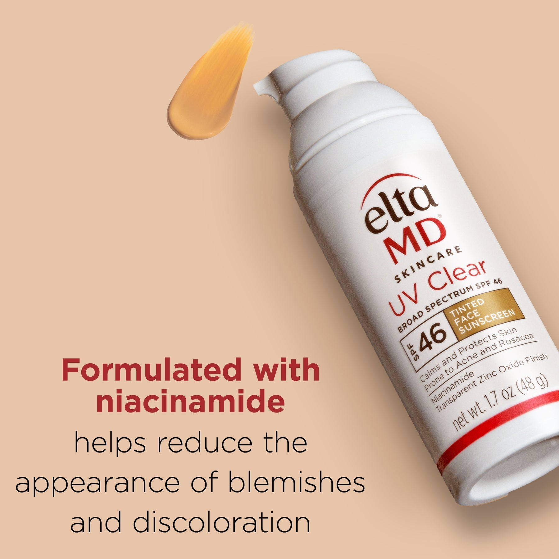 EltaMD UV Clear Tinted Broad-Spectrum SPF 46 – Niacinamide Acne-Fighting Tinted SPF – Le Petit Spa