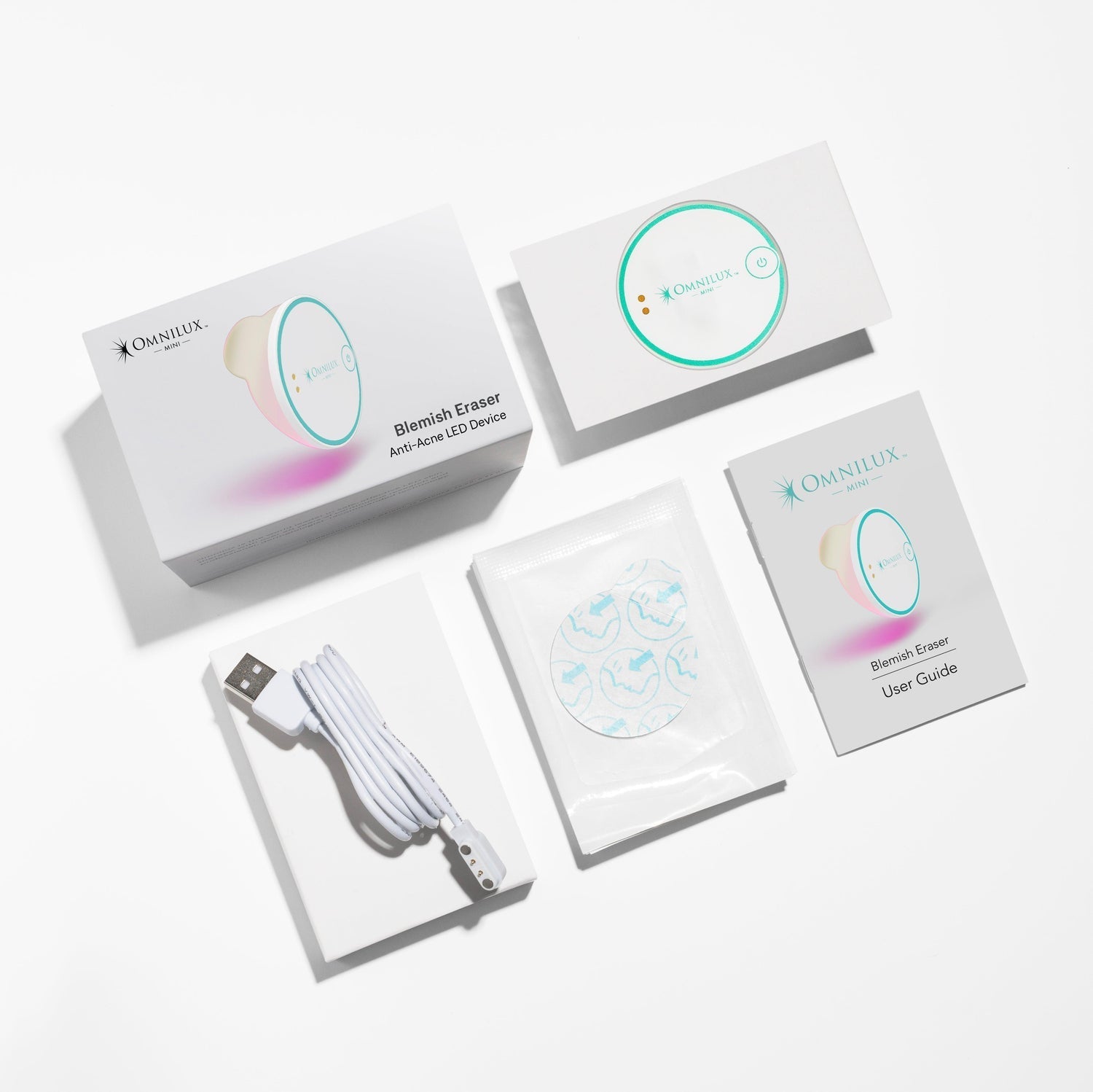 Omnilux Blemish Eraser – Targeted LED Light Therapy Patch for Active Blemishes – Le Petit Spa