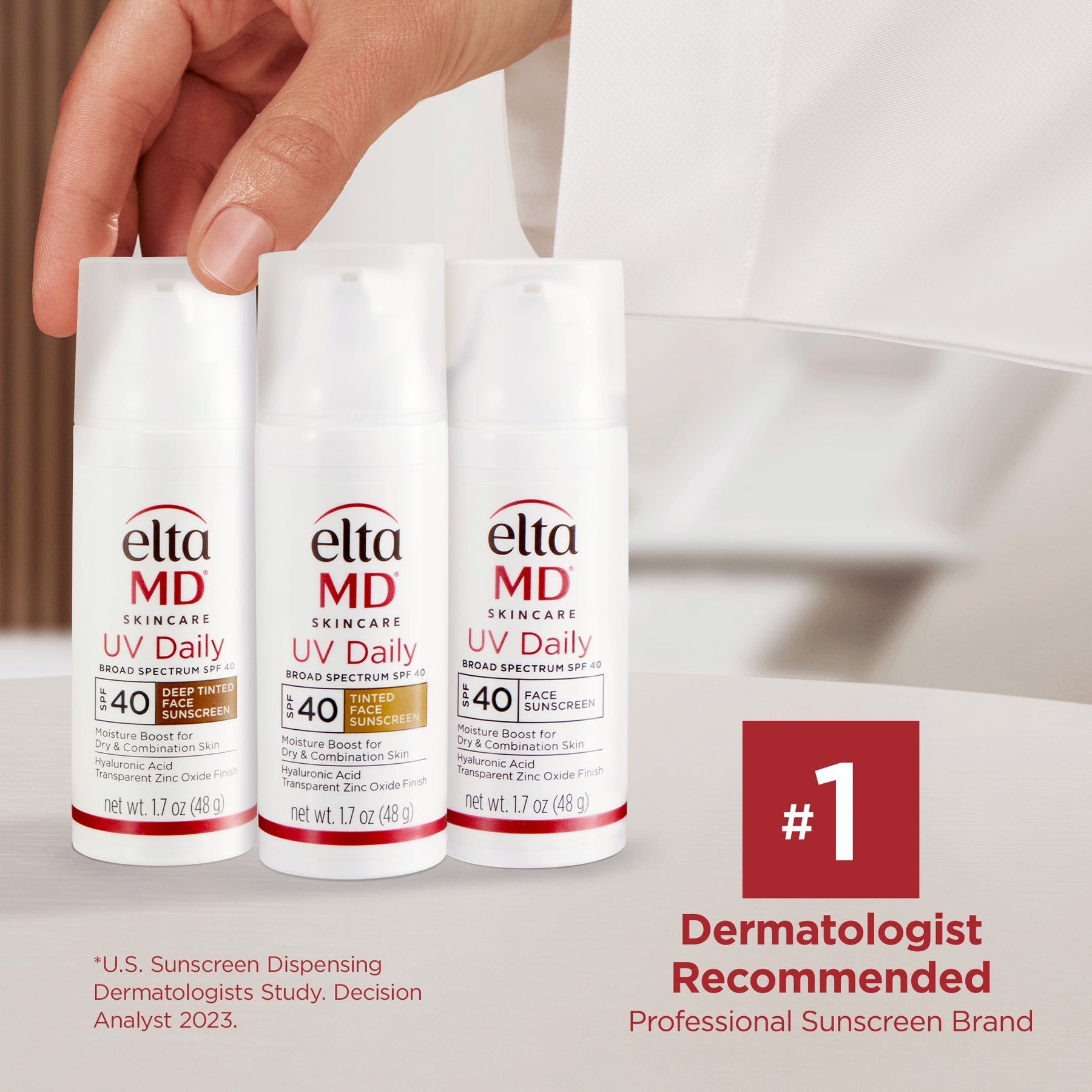 EltaMD UV Daily Tinted Broad-Spectrum SPF 40 – Hyaluronic Acid Tinted Face Sunscreen – Le Petit Spa