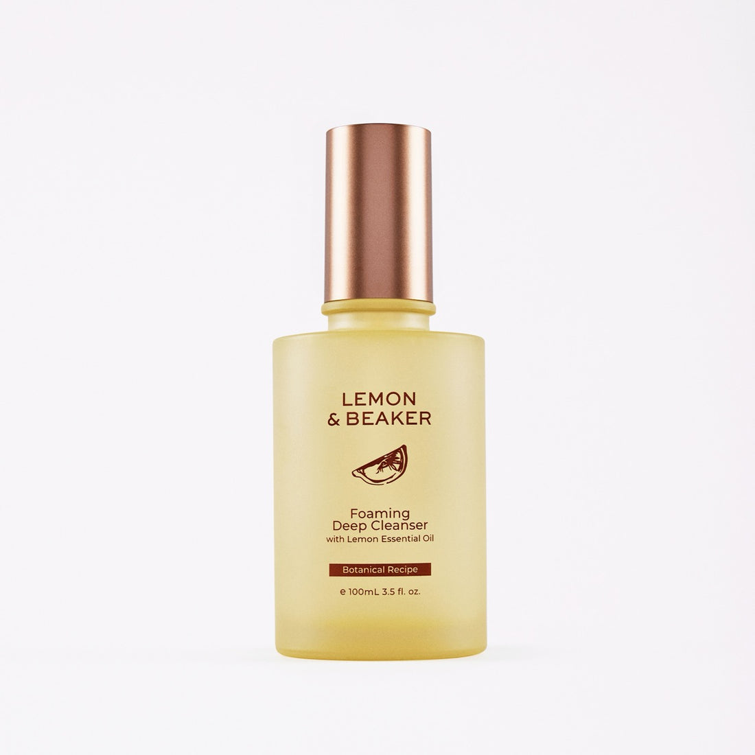 Lemon & Beaker Foaming Deep Cleanser – Clean Daily Foaming Face Cleanser (120 ml) – Le Petit Spa