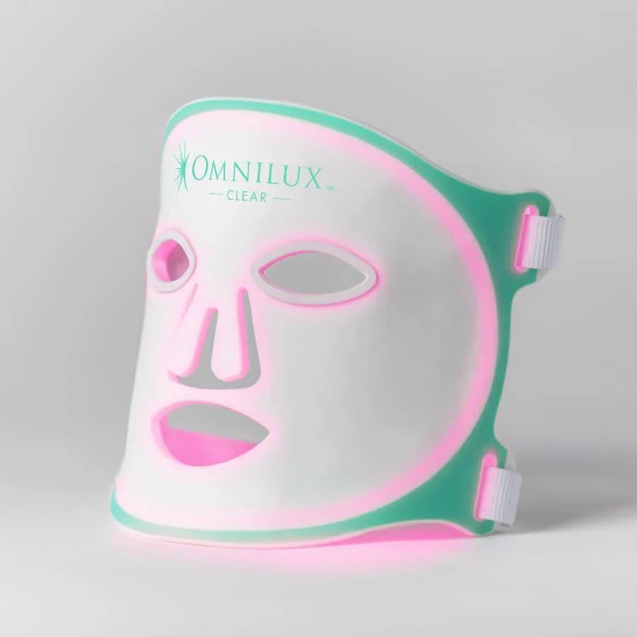 Omnilux Clear – FDA-Cleared Red & Blue Light Therapy Mask for Acne – Le Petit Spa