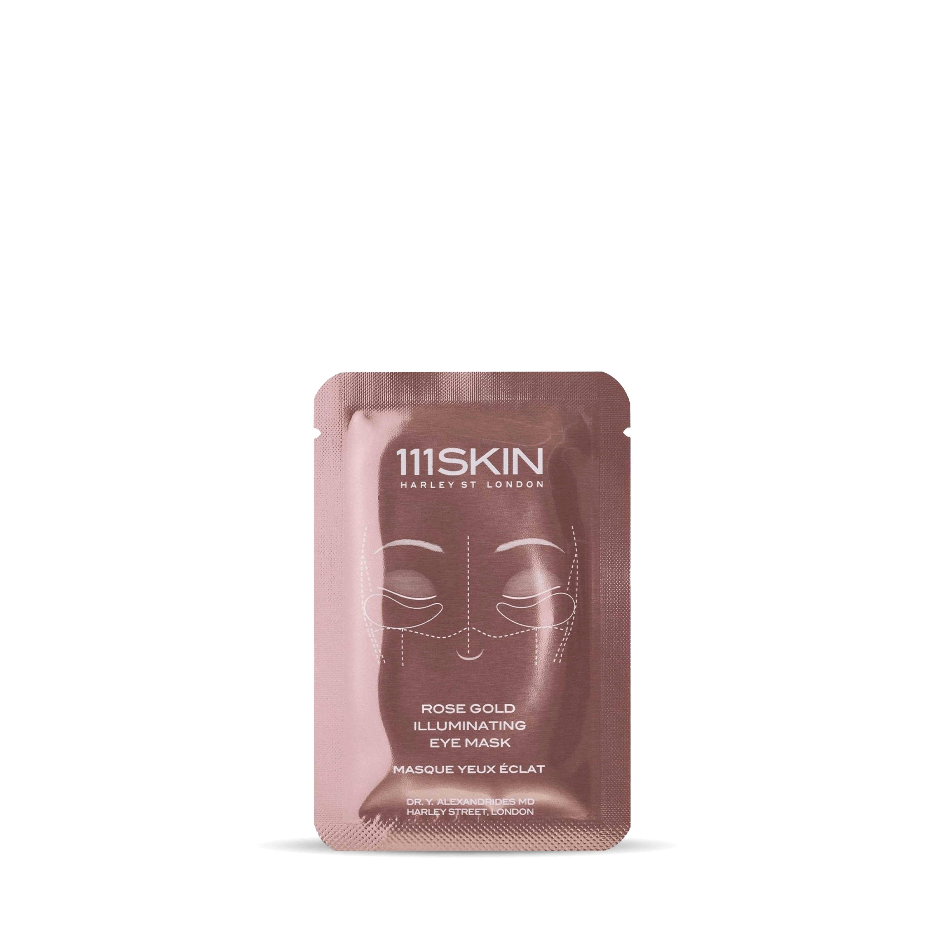 111SKIN Rose Gold Illuminating Eye Mask – 24K Gold Brightening Eye Patches (Box of 8) – Le Petit Spa