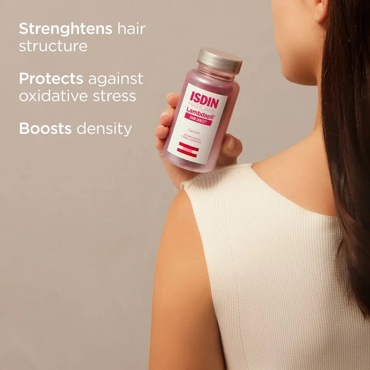 ISDIN Lambdapil Hair Density Capsules – Oral Hair Supplement (60 Capsules) – Le Petit Spa