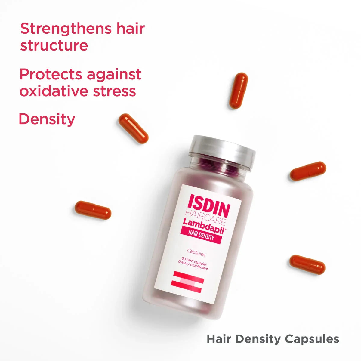 ISDIN Lambdapil Hair Density Capsules – Oral Hair Supplement (60 Capsules) – Le Petit Spa