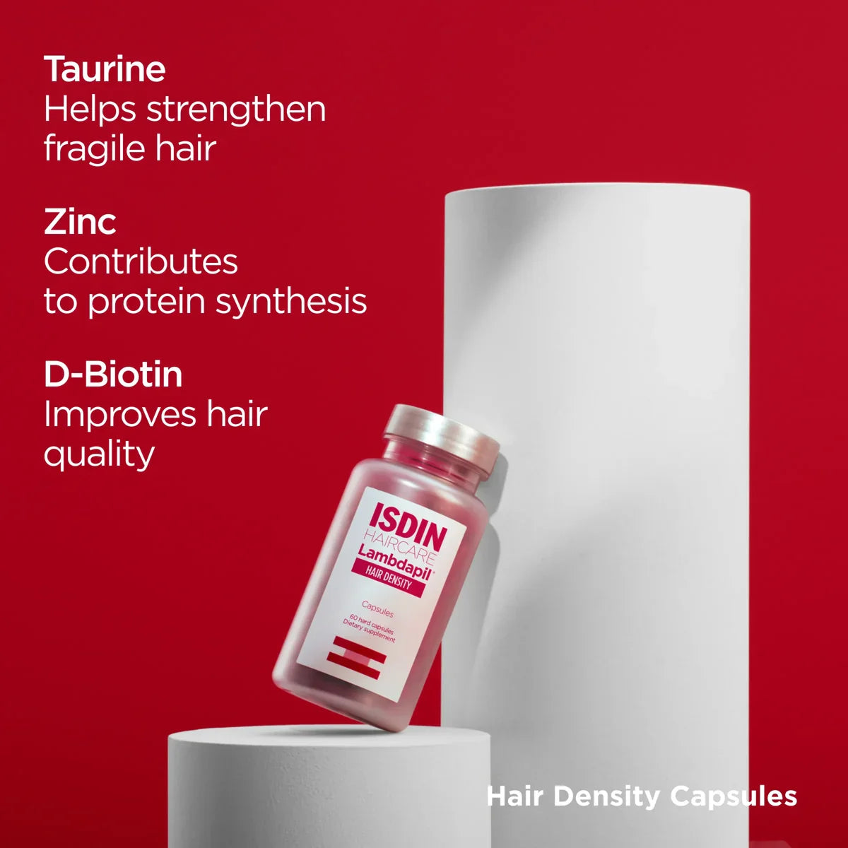 ISDIN Lambdapil Hair Density Capsules – Oral Hair Supplement (60 Capsules) – Le Petit Spa
