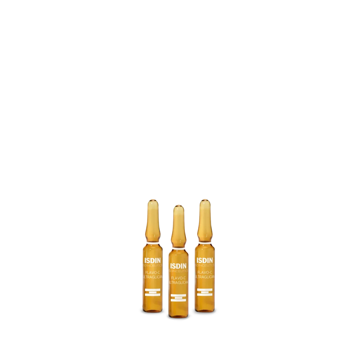 ISDIN Flavo-C Ultraglican – Vitamin C + Hyaluronic Acid Ampoules (30 Pack) – Le Petit Spa
