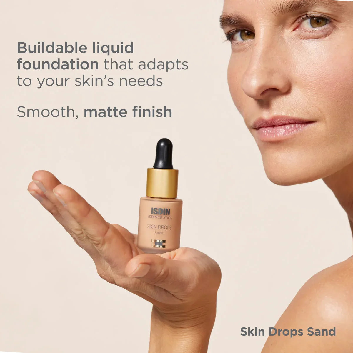 ISDIN Skin Drops Sand – Tinted Moisturizer Drops for Light Skin Tones (15 ml) – Le Petit Spa