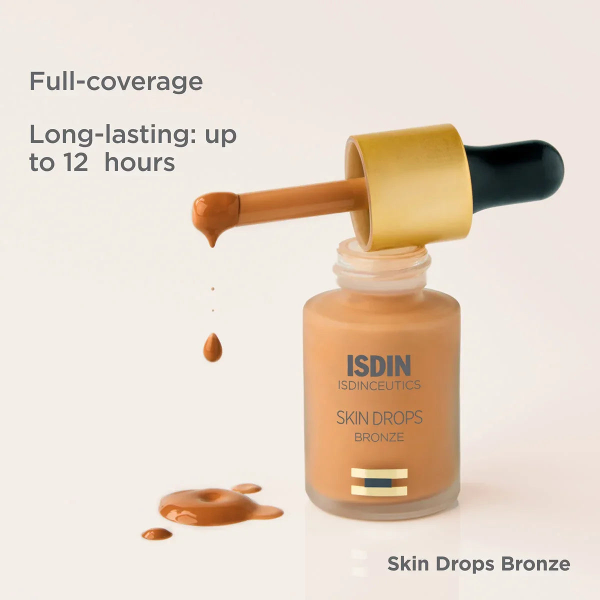 ISDIN Skin Drops Bronze – Tinted Moisturizer Drops for Medium to Deeper Skin Tones (15 ml) – Le Petit Spa