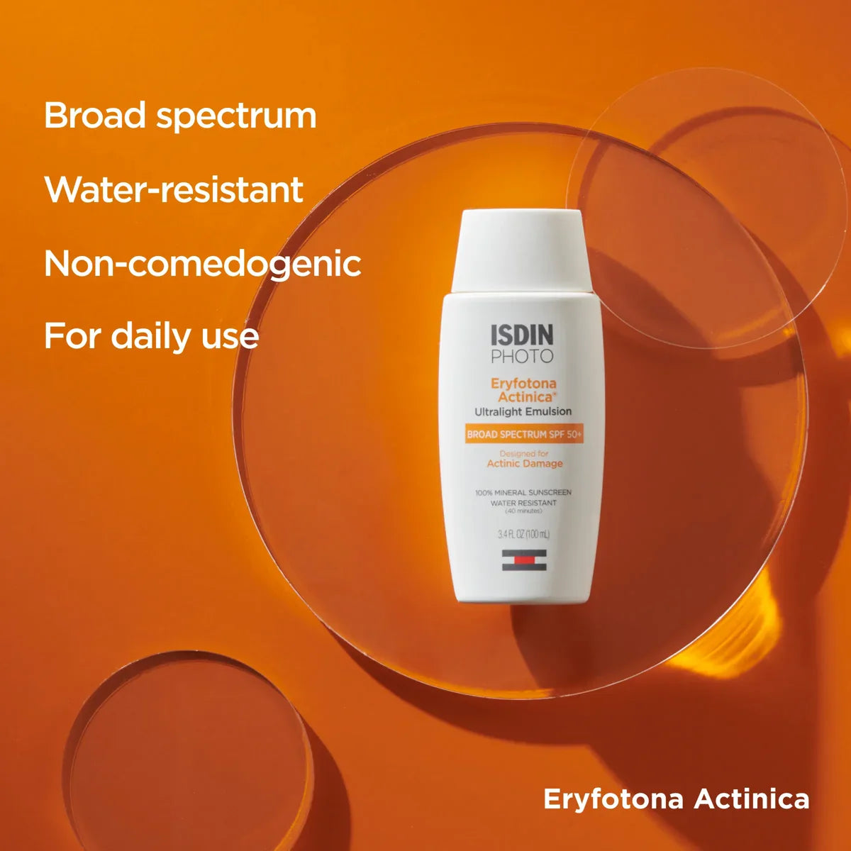 ISDIN Eryfotona Actinica Mineral SPF 50+ Sunscreen – Daily Photoprotection (3.4 fl oz) – Le Petit Spa