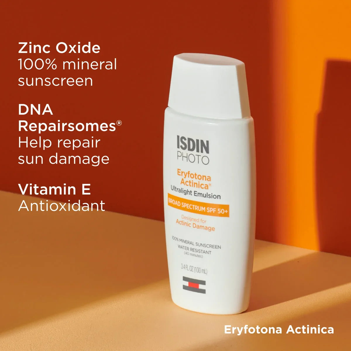 ISDIN Eryfotona Actinica Mineral SPF 50+ Sunscreen – Daily Photoprotection (3.4 fl oz) – Le Petit Spa