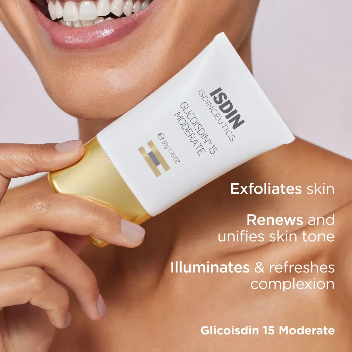 ISDIN Glicoisdin® 15 Moderate – Mid-Strength Glycolic Acid Peel (50 ml) – Le Petit Spa