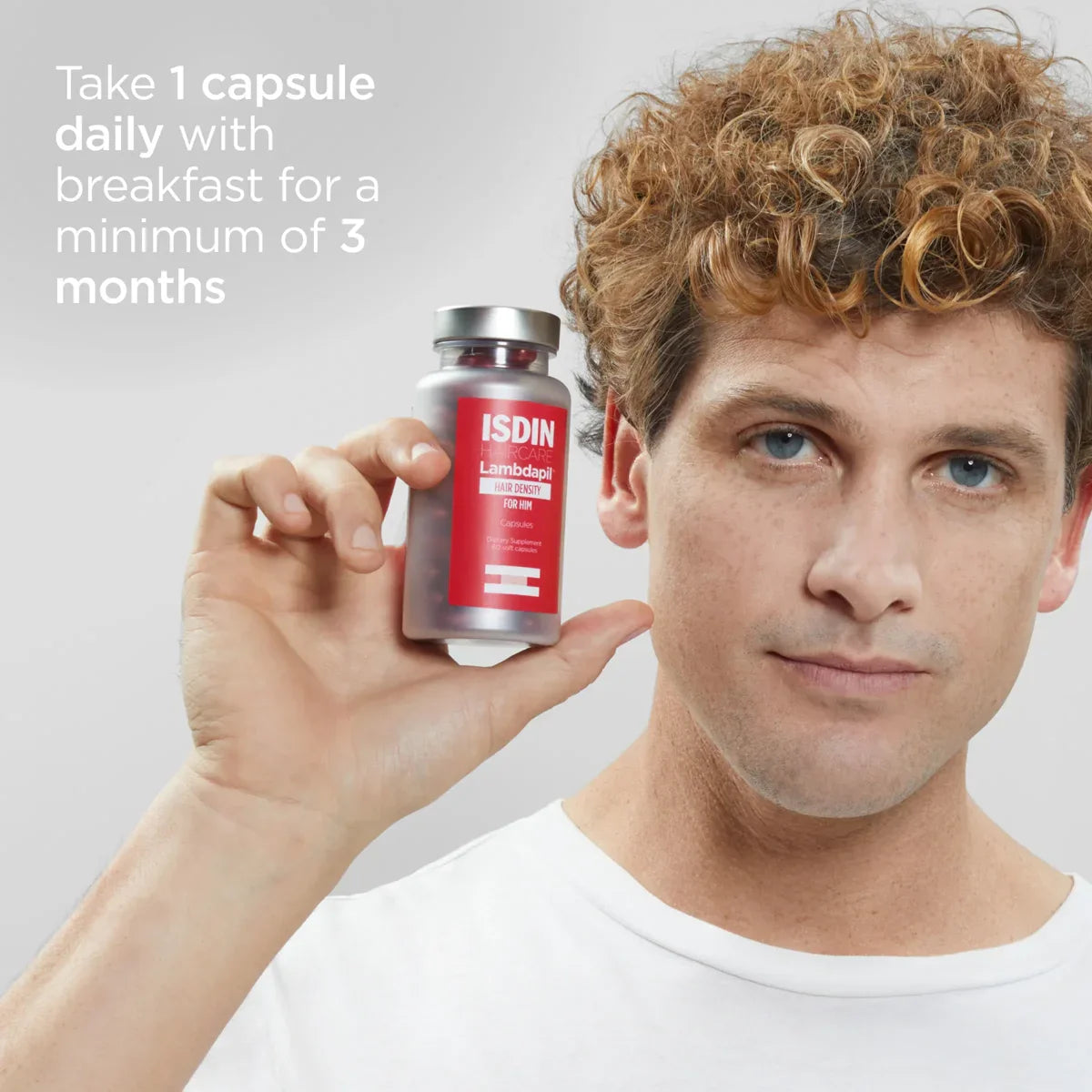 ISDIN Lambdapil Hair Density Capsules For Him – Men's Oral Hair Supplement – Le Petit Spa