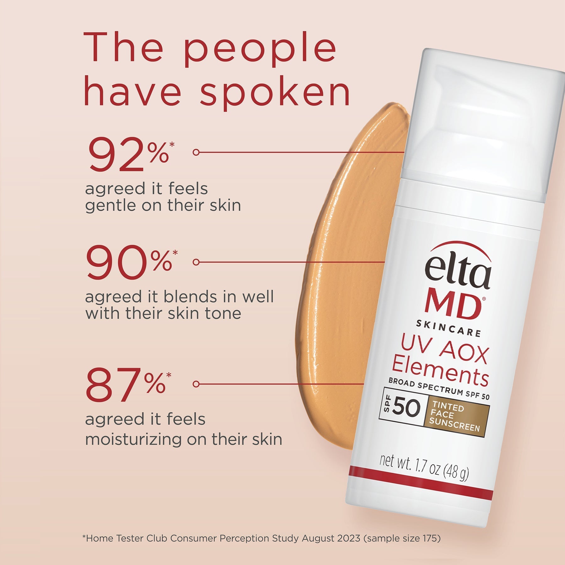 EltaMD UV AOX Elements Broad-Spectrum SPF 50 | Tinted Antioxidant Mineral Sunscreen