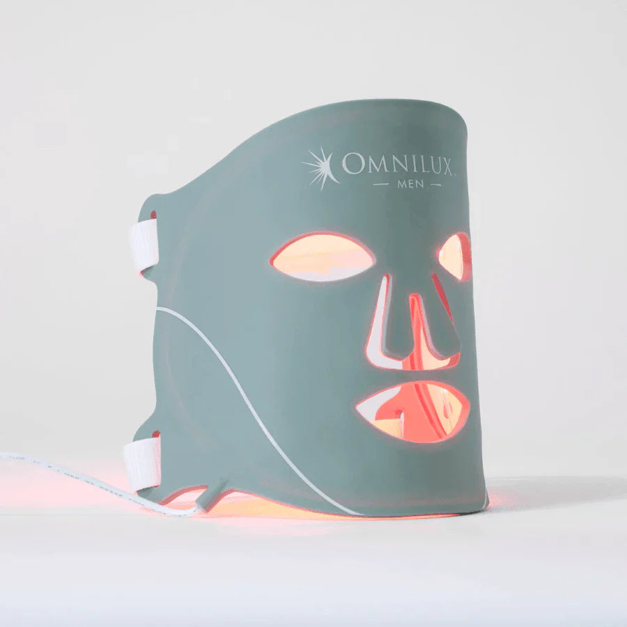 Omnilux Men – FDA-Cleared LED Light Therapy Mask for Men – Le Petit Spa