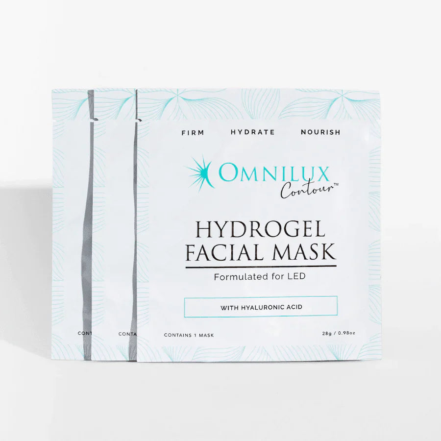 Omnilux Hydrogel Facial Mask – Hydrating Post-LED Treatment Mask – Le Petit Spa