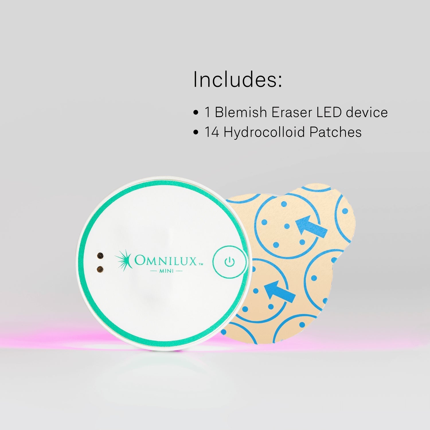 Omnilux Blemish Eraser – Targeted LED Light Therapy Patch for Active Blemishes – Le Petit Spa