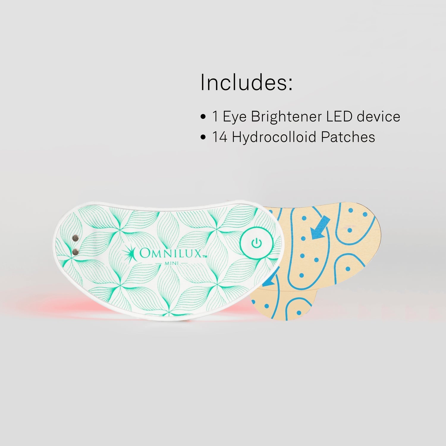 Omnilux Eye Brightener – Targeted LED Light Therapy Patch for Dark Circles – Le Petit Spa
