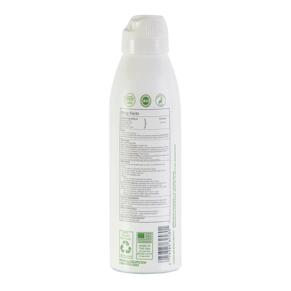 Aloe Up White Collection SPF 50 Continuous Spray Sunscreen